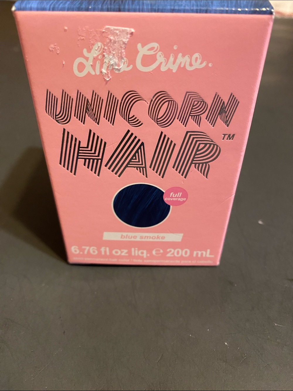 Lime Crime Unicorn Hair Dye - Blue Smoke